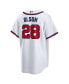 Men's Matt Olson White Atlanta Braves Home Replica Player Jersey