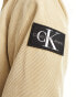 Calvin Klein Jeans regular fit corduroy shirt in beige