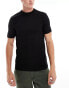 River Island 3 pack muscle fit t-shirts in black