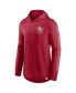 Men's Crimson Oklahoma Sooners Photo Finish Hoodie Long Sleeve T-shirt