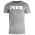 Puma Micro Tape Tee Mens Grey Casual Tops 84859702