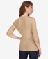 Women's Long-Sleeve Faux-Wrap Top