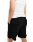 The Couture Club contrast panelled cargo short in black