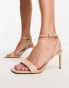 Stradivarius heeled sandals in beige