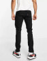 Levi's 512 slim tapered low rise jeans in black