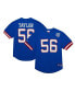 Men's Lawrence Taylor Royal New York Giants Retired Player Name and Number Mesh Top