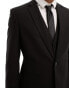 ASOS DESIGN slim suit jacket in black