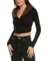 Weworewhat Cropped Collar Cardigan Women's Black Xs