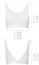 Sporttop mit transparentem Einsatz PS002 white - Passion XL (48)