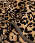 Leopard velour bath towel