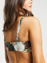 Missguided fuller bust bandeau bikini top in floral print