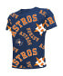 Big Boys and Girls Navy Houston Astros Allover Team T-shirt