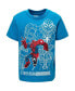 Toddler Boys Avengers Spider-Man Mech Strike 4 Pack Cosplay Athletic T-Shirts to (2T - 18-20)