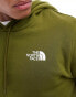 The North Face Simple Dome logo hoodie in olive