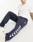 Hummel 2.0 tapered joggers in blue