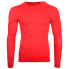 Diadora Act Training Crew Neck Long Sleeve Athletic T-Shirt Mens Red Casual Tops