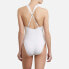 Kenneth Cole Chain Reaction Plunge Women's One Piece Swimsuits Sz. L 150055