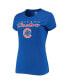 Женская пижама Concepts Sport Womens Royal, Red Chicago Cubs Lodge T-shirt and Pants Sleep Set