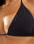 Lindex Elle triangle bikini top in black