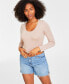 Women's Modal Long-Sleeve Bodysuit, Created for Macy's