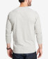 Men's Long Sleeve Brushed Jersey Henley T-shirt