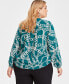 Women's Printed Surplice Top, XS-3X, Created for Macy's