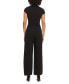 Women's Cap-Sleeve Straight-Leg Jumpsuit