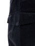 New Look cuffed cargo trouser in black