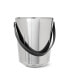 Stainless Steel and Leather Champagne Bucket