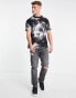 Versace Jeans Couture space print t-shirt in black