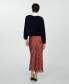 Women's Checked Long Skirt