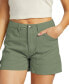 Juniors' Leia Denim Carpenter Shorts