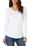 Liverpool 297331 Women Henley Tee Cream Size MD