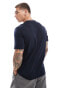 Tommy Hilfiger linear flag t-shirt in navy