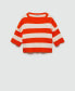 Women's Striped Ribbed-Knit Sweater