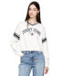 Women's Cotton Cropped Varsity Sweater