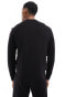 Armani Exchange linear logo sweatshirt in black CO-ORD