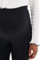 Vero Moda Maternity over the bump ribbed flared leggings in black