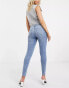 Mango ripped knee jeans in blue