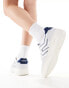 Levi's Glide L chunky trainers with patch logo in white and navy