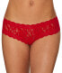 Hanky Panky 265144 Women's Open Panel Cheeky Hipster Red Underwear Size S