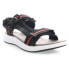 Propet Eli Strap River Mens Black Casual Sandals MSV031NBRD