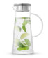 Breeze Glass Pitcher with Stainless Steel Lid