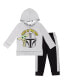 Boys STAR WARS The Mandalorian Fleece Pullover Hoodie and Pants Outfit Set to (12 Months - 18-20)