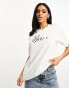 In The Style boo glitter motif t-shirt in white