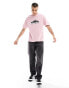 Jack & Jones new york print t-shirt in pink