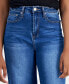 Juniors' High Rise Cropped Barrel Jeans