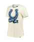 Women's Cream Indianapolis Colts Chrome Sideline T-shirt