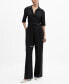 Women's Belt Long Jumpsuit