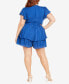 Plus Size First Date Frilled Romper